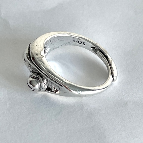 Sterling Silver Frog Ring - Picture 8 of 10